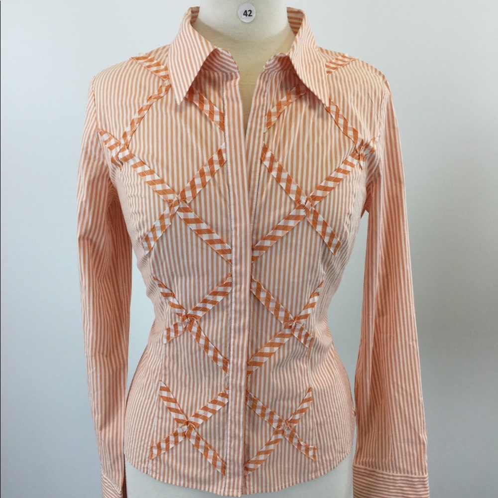 Etcetera Designer Button Down Top (B-42) - image 1